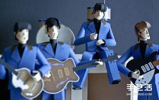 細膩的折紙人偶作品 還組成樂隊表演節(jié)目哦！ -  rpnrmr.com