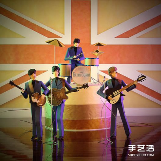 細膩的折紙人偶作品 還組成樂隊表演節(jié)目哦！ -  rpnrmr.com