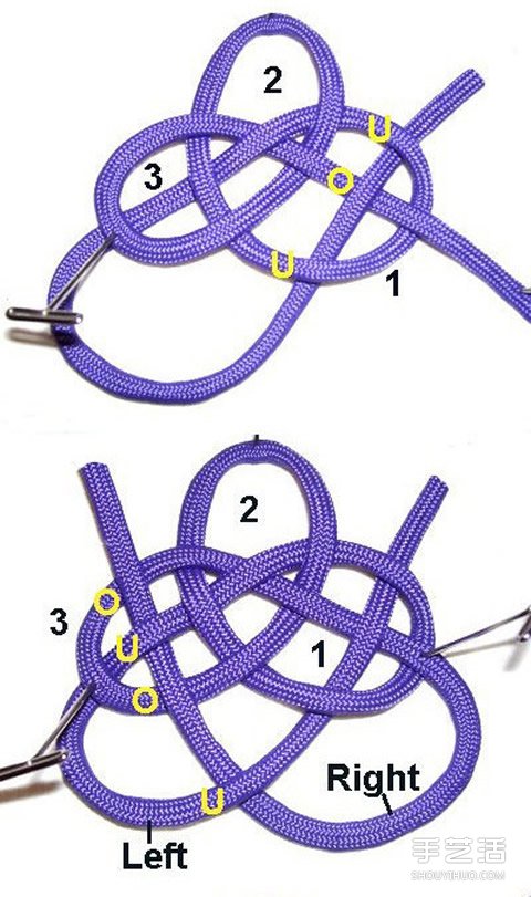 驅(qū)魔護(hù)身繩結(jié)：云結(jié)和所羅門(mén)印結(jié)的編法圖解 -  rpnrmr.com