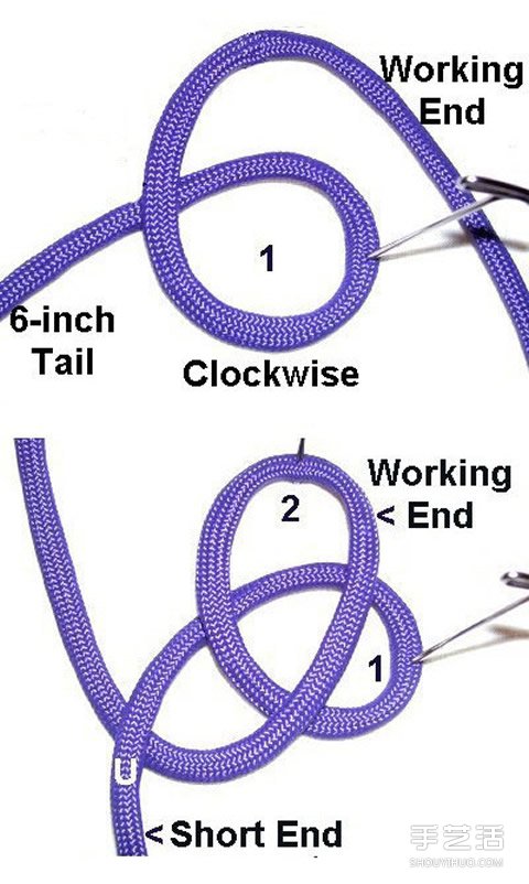 驅(qū)魔護(hù)身繩結(jié)：云結(jié)和所羅門(mén)印結(jié)的編法圖解 -  rpnrmr.com