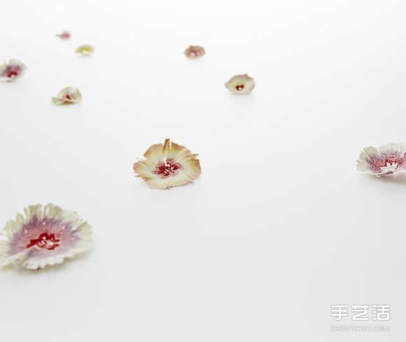 用削鉛筆器DIY出一朵朵永生的美麗紙花朵 -  rpnrmr.com