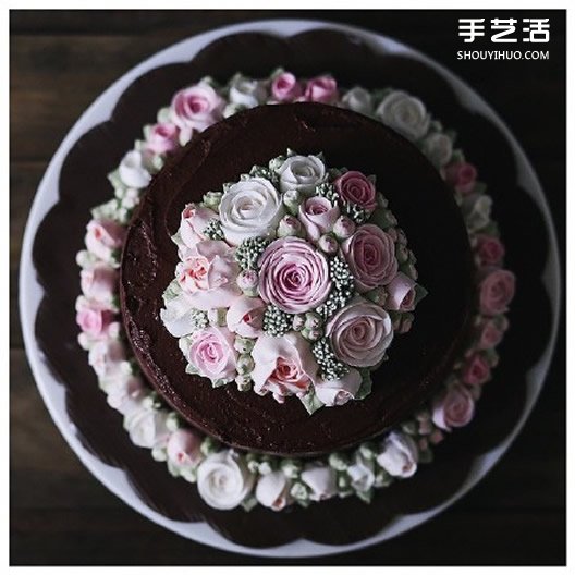 超美裱花蛋糕圖片 裱花也能玩得這么出神入化 -  rpnrmr.com