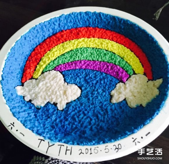一次性餐盤畫彩虹 創(chuàng)意幼兒園餐盤畫制作方法 -  rpnrmr.com