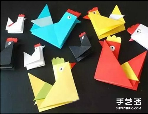 兒童折紙小公雞方法 立體小公雞的折法圖解 -  rpnrmr.com
