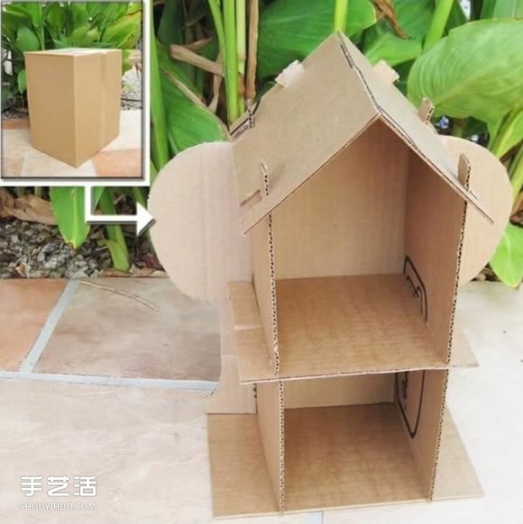 兒童紙房子手工制作方法 紙房子模型制作圖解 -  rpnrmr.com