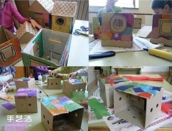 兒童紙房子手工制作方法 紙房子模型制作圖解 -  rpnrmr.com