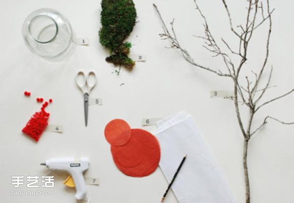 紙花盆景DIY教程 手工假花盆景制作圖解 -  rpnrmr.com