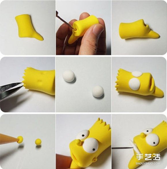 超輕粘土辛普森人偶DIY手工制作圖解教程 -  rpnrmr.com