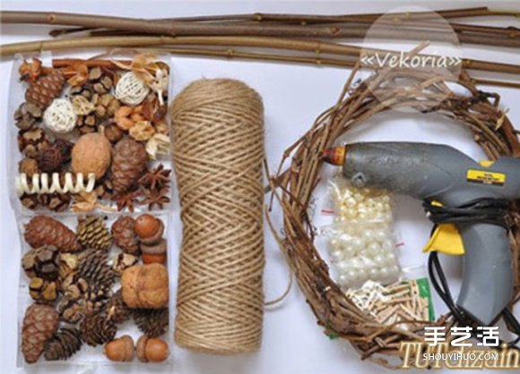 枯枝樹藤等廢物利用 DIY制作森系圣誕樹的方法 -  rpnrmr.com