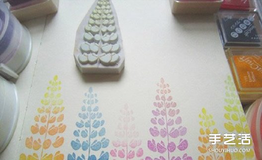 可愛清新的貓咪、鳥兒和花草橡皮章圖案素材 -  rpnrmr.com