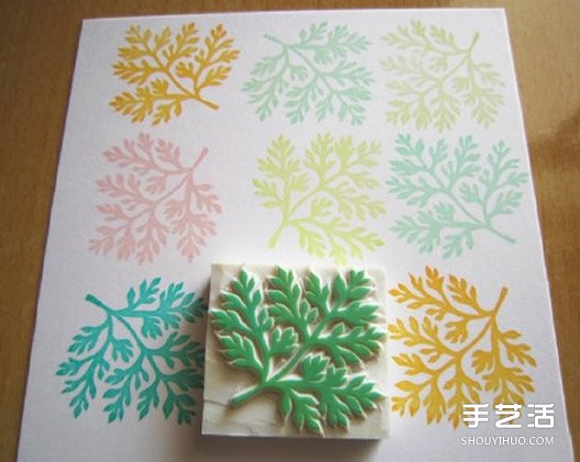 可愛清新的貓咪、鳥兒和花草橡皮章圖案素材 -  rpnrmr.com