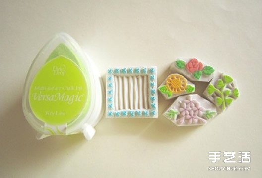 可愛清新的貓咪、鳥兒和花草橡皮章圖案素材 -  rpnrmr.com