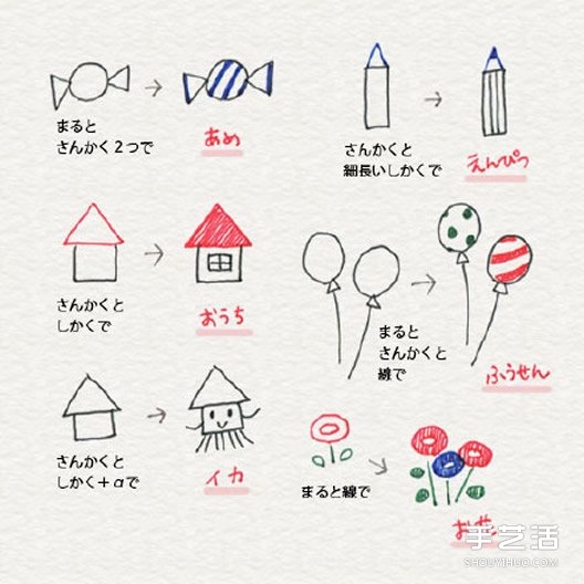可愛(ài)的彩色手賬素材 簡(jiǎn)單容易學(xué)的手賬簡(jiǎn)筆畫(huà) -  rpnrmr.com