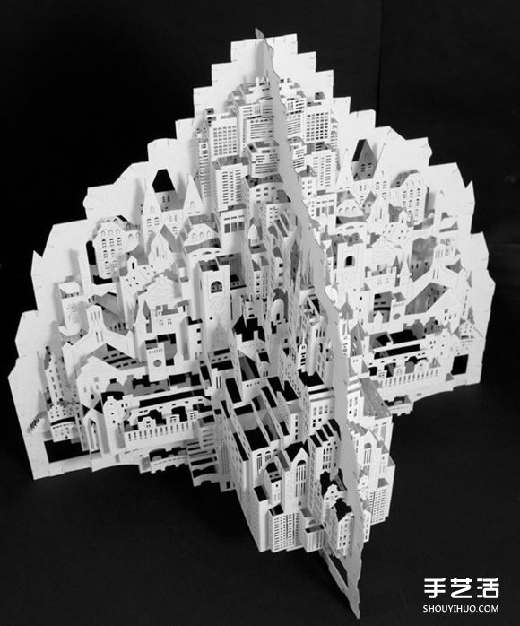 A4紙雕塑作品圖片 精致的A4紙模型圖片欣賞 -  rpnrmr.com