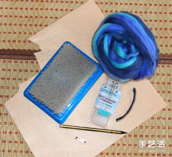 冷艷的羊毛氈花朵DIY 將毛氈和拉鏈合為一體 -  rpnrmr.com