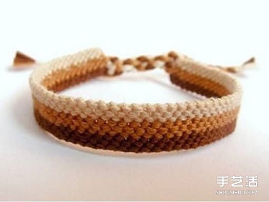 十股繩編織手鏈圖解 成熟穩(wěn)重風手鏈的編法 -  rpnrmr.com