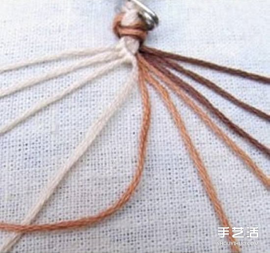 十股繩編織手鏈圖解 成熟穩(wěn)重風手鏈的編法 -  rpnrmr.com