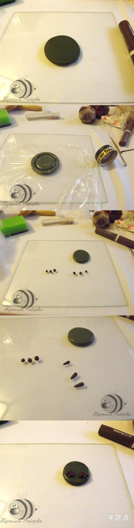 新年圣誕主題羊毛氈貓頭鷹玩偶DIY手工制作 -  rpnrmr.com