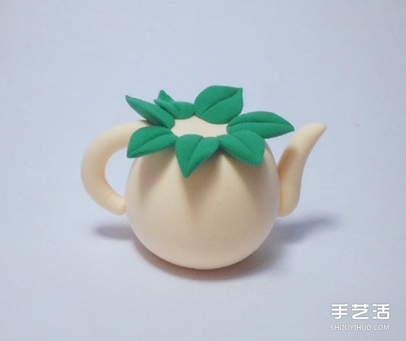 超輕粘土制作水壺花瓶插玫瑰花裝飾擺件 -  rpnrmr.com
