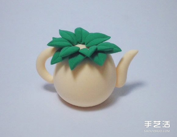 超輕粘土制作水壺花瓶插玫瑰花裝飾擺件 -  rpnrmr.com