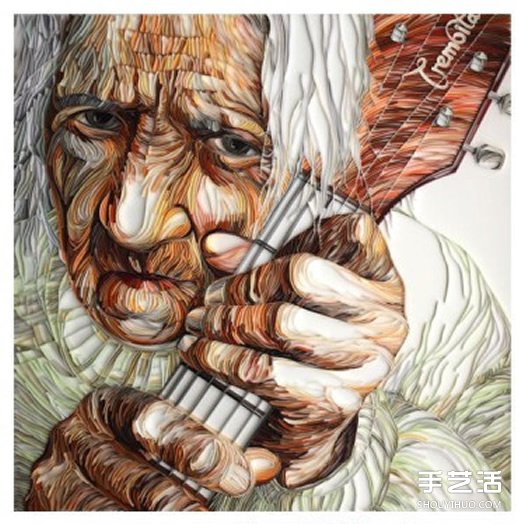 立體衍紙畫作品圖片 超有藝術(shù)感的衍紙畫 -  rpnrmr.com