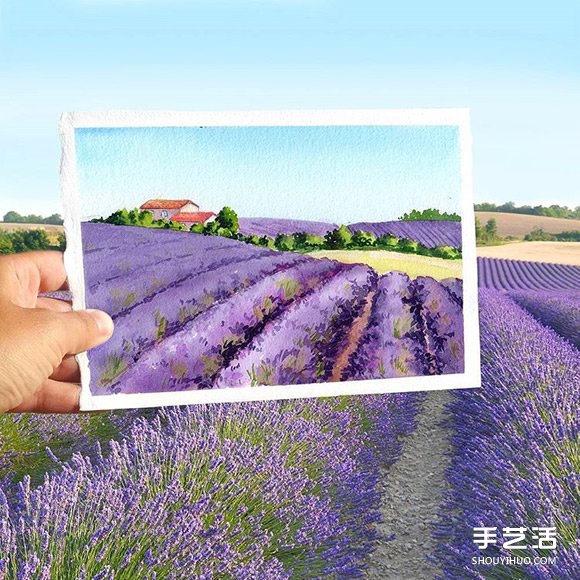 畫家用水彩畫取代相機 捕捉旅行的沿途美景 -  rpnrmr.com