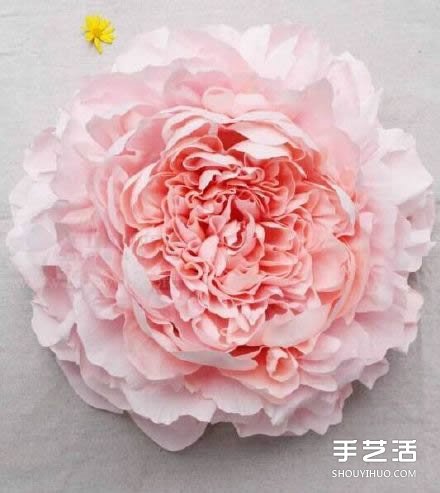大型皺紙花的做法步驟 手工皺紙花的折法圖解 -  rpnrmr.com