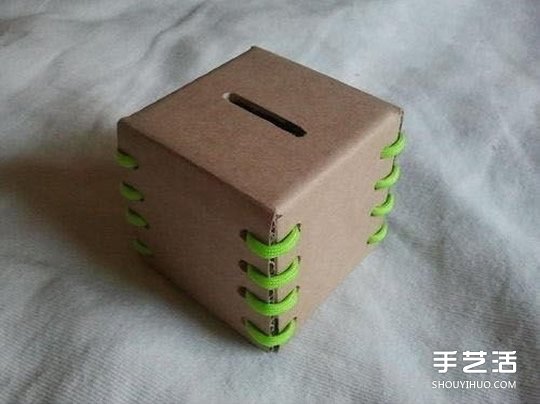硬紙板手工制作兒童存錢(qián)罐的方法步驟圖解 -  rpnrmr.com