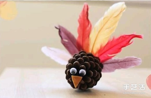 幼兒松果小制作：簡(jiǎn)單又可愛的手工小鳥制作 -  rpnrmr.com