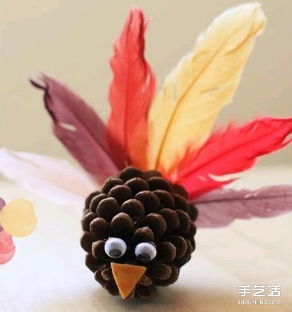 幼兒松果小制作：簡(jiǎn)單又可愛的手工小鳥制作 -  rpnrmr.com