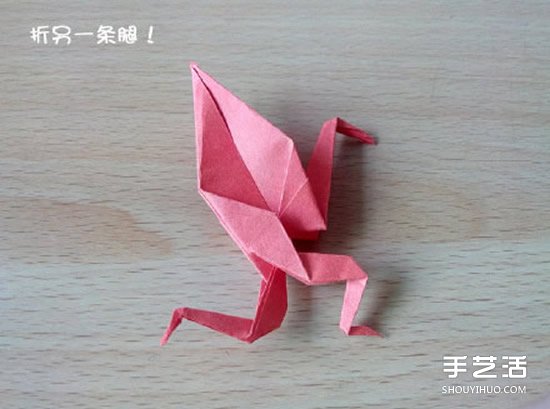 折紙猥瑣鶴的方法圖解 猥瑣鶴的折法步驟圖 -  rpnrmr.com