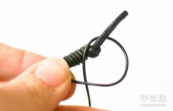 男士手鏈的編法圖解 黑白兩色簡約男生手鏈DIY -  rpnrmr.com