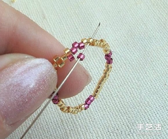 方形串珠飾品DIY教程 手工串珠寶石飾品制作 -  rpnrmr.com