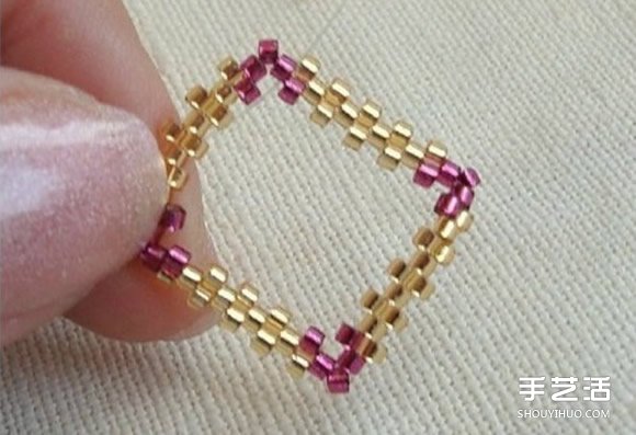 方形串珠飾品DIY教程 手工串珠寶石飾品制作 -  rpnrmr.com