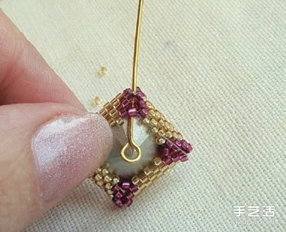 方形串珠飾品DIY教程 手工串珠寶石飾品制作 -  rpnrmr.com