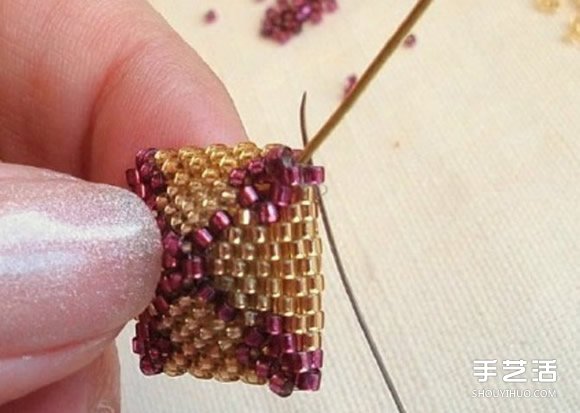 方形串珠飾品DIY教程 手工串珠寶石飾品制作 -  rpnrmr.com