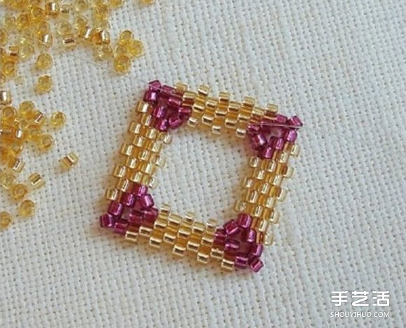 方形串珠飾品DIY教程 手工串珠寶石飾品制作 -  rpnrmr.com