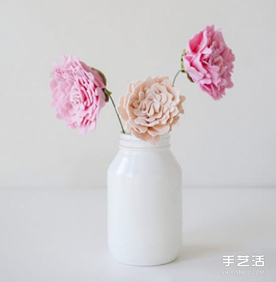 不織布牡丹花制作教程 手工布藝牡丹花做法圖解 -  rpnrmr.com