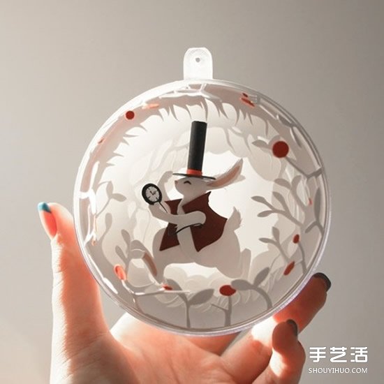 精致3D紙雕作品圖片 讓你陷入愛(ài)麗絲的世界~ -  rpnrmr.com