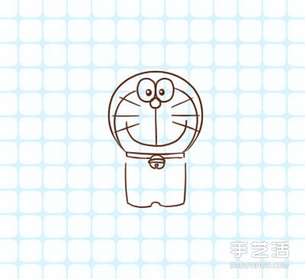 哆啦A夢(mèng)簡(jiǎn)筆畫(huà)圖片步驟 哆啦A夢(mèng)簡(jiǎn)筆畫(huà)帶顏色 -  rpnrmr.com