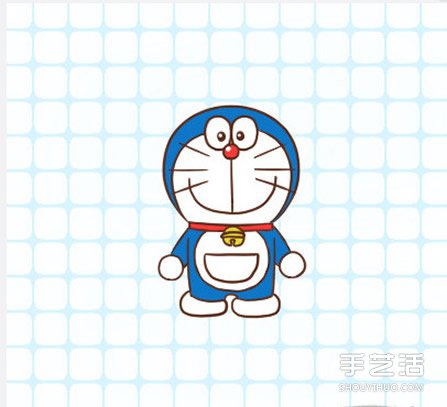 哆啦A夢(mèng)簡(jiǎn)筆畫(huà)圖片步驟 哆啦A夢(mèng)簡(jiǎn)筆畫(huà)帶顏色 -  rpnrmr.com