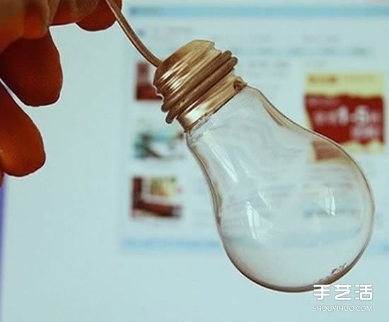 廢舊燈泡制作花盆 DIY迷你盆景的方法步驟 -  rpnrmr.com