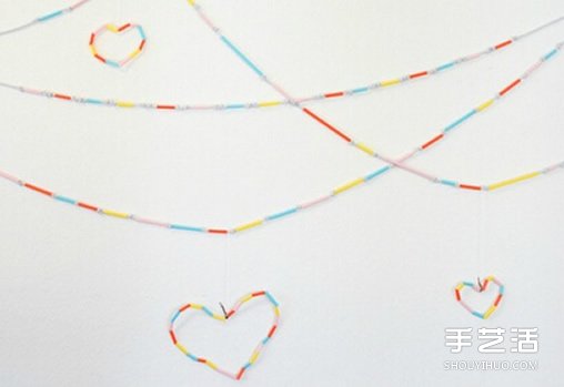 幼兒吸管手工制作 做出節(jié)日里漂亮的多彩裝飾 -  rpnrmr.com