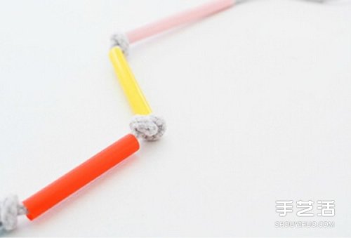 幼兒吸管手工制作 做出節(jié)日里漂亮的多彩裝飾 -  rpnrmr.com