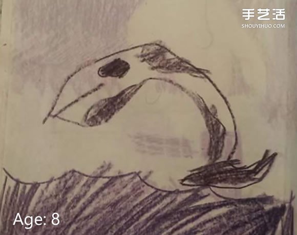 將小時(shí)與現(xiàn)在的畫(huà)作擺一起 有趣的前后對(duì)比圖 -  rpnrmr.com