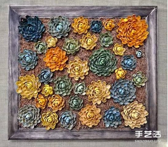 開心果殼創(chuàng)意粘貼畫 開心果殼粘貼荷花裝飾畫 -  rpnrmr.com
