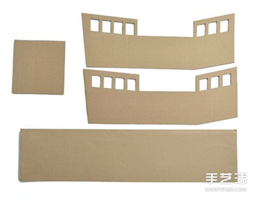 瓦楞紙海盜船手工制作 兒童玩具船模型DIY方法 -  rpnrmr.com