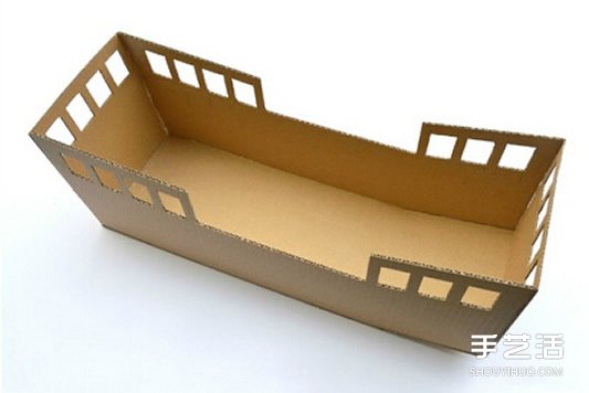 瓦楞紙海盜船手工制作 兒童玩具船模型DIY方法 -  rpnrmr.com