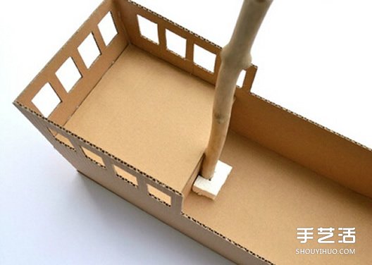 瓦楞紙海盜船手工制作 兒童玩具船模型DIY方法 -  rpnrmr.com
