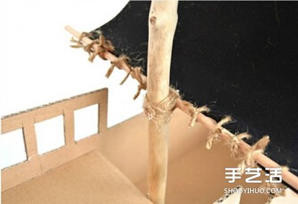 瓦楞紙海盜船手工制作 兒童玩具船模型DIY方法 -  rpnrmr.com